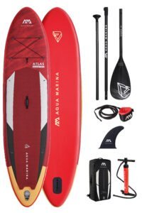 atlas marina atlas 12 starters paddle board package